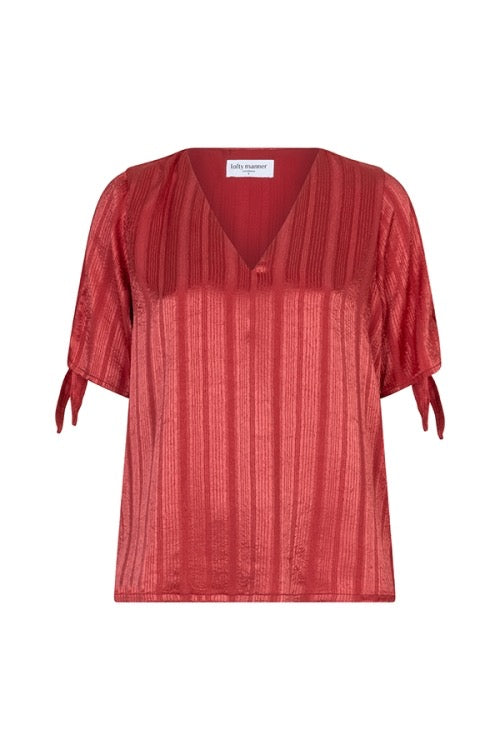 LM Blouse Elowen Brique Red