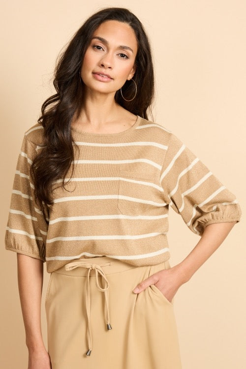 GM Genoveva Knitting Top Camel