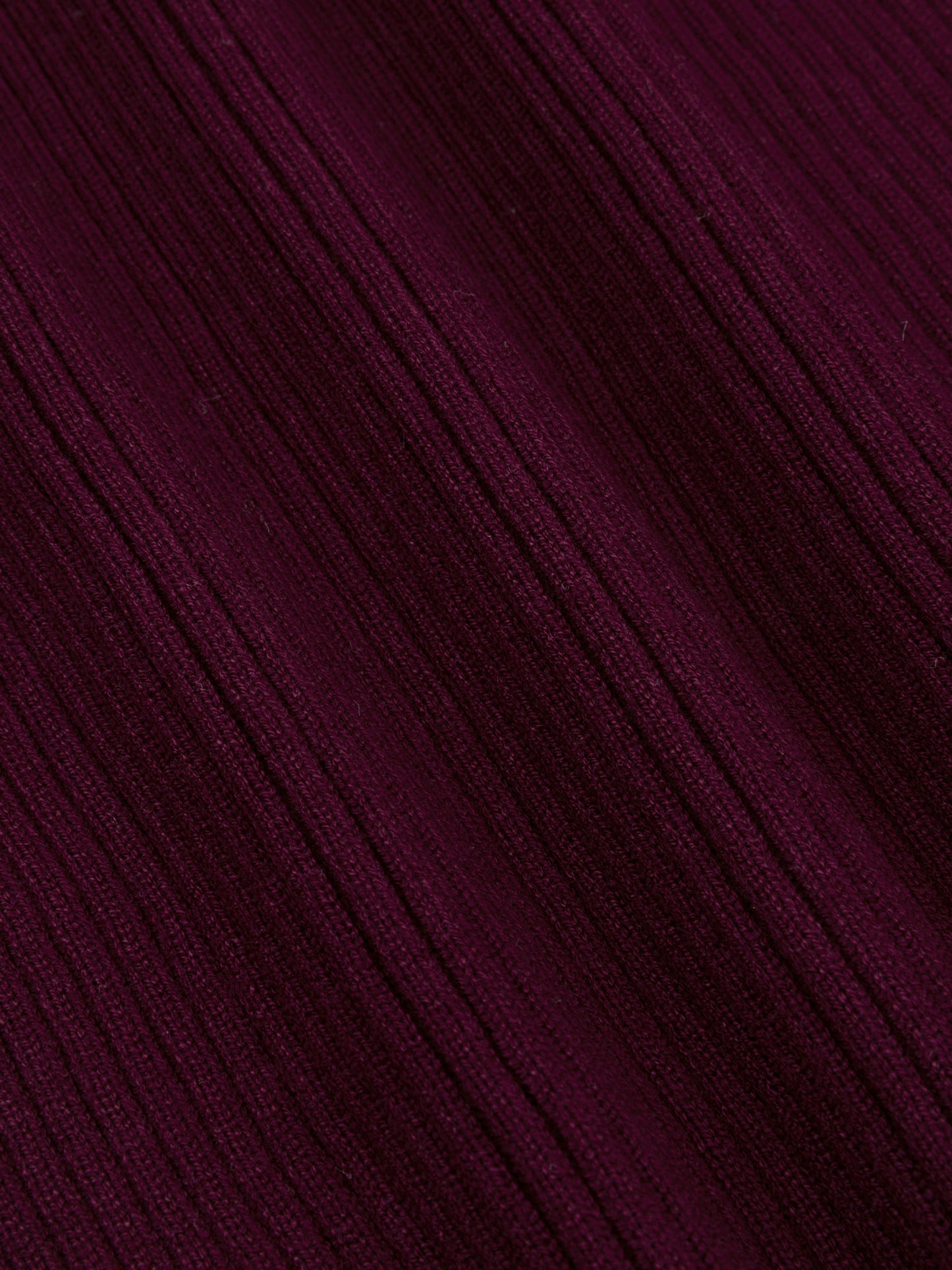 Y Knitted Top Wies Burgundy